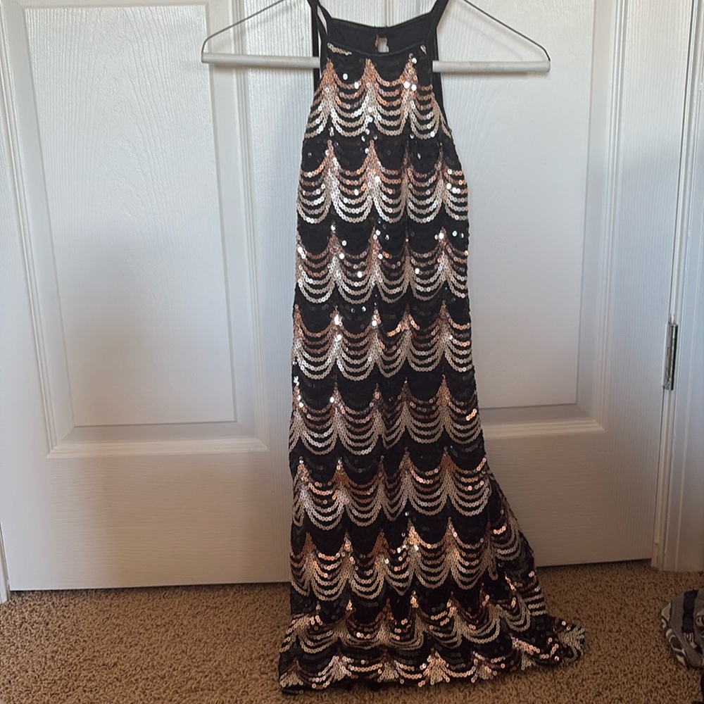 Junior size 5 sequin Crystal Doll dress